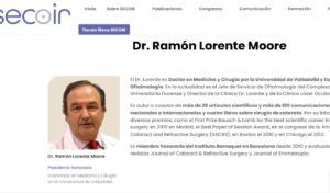 Las opiniones que hablan del Dr Ramón Lorente Moore Oftalmólogo